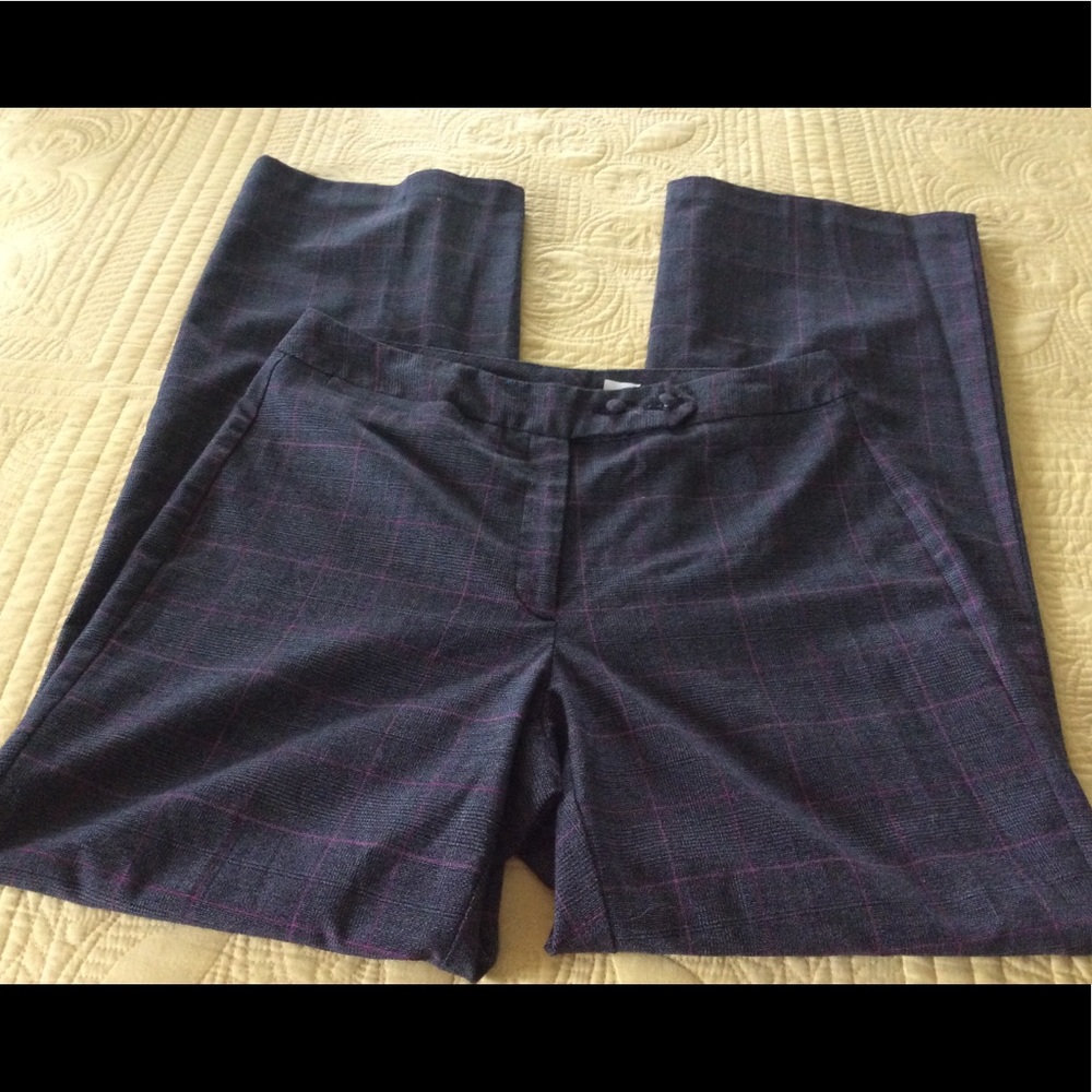 Nice plaid pants.